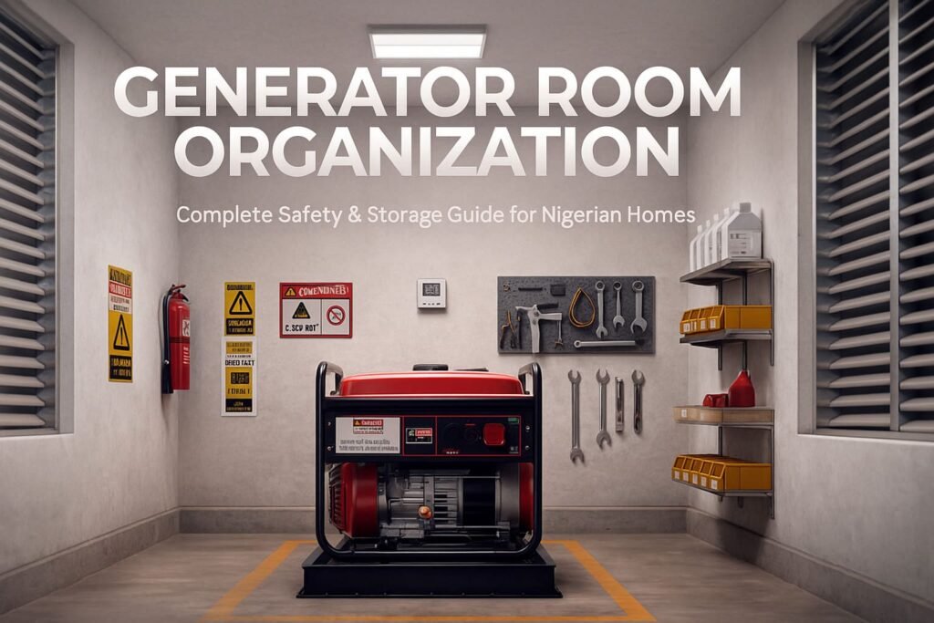 Generator Room Organization Complete Safety and Storage Guide for Nigerian Homes