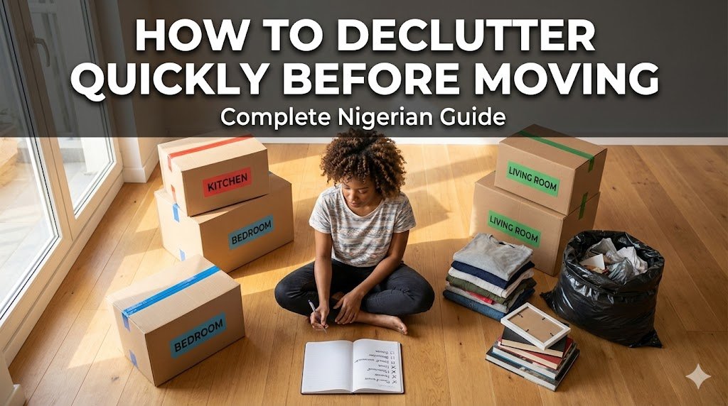 How to Declutter Quickly Before Moving