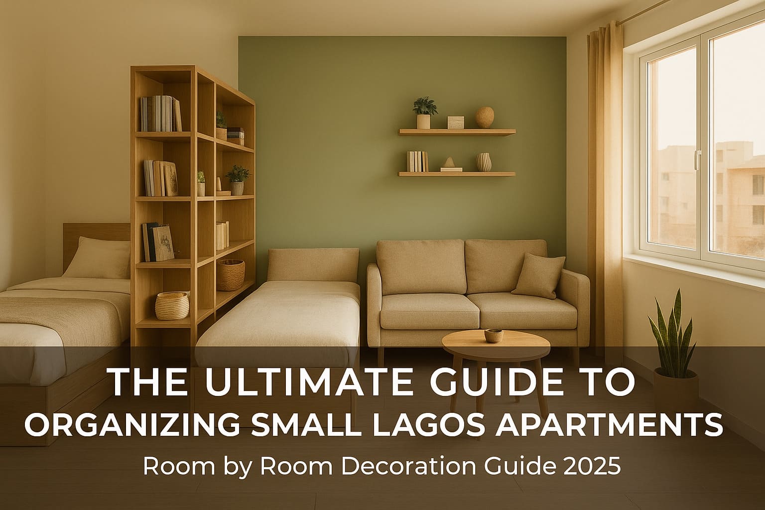 How to Decorate a One Room Apartment in Nigeria | Lagos Selfcon