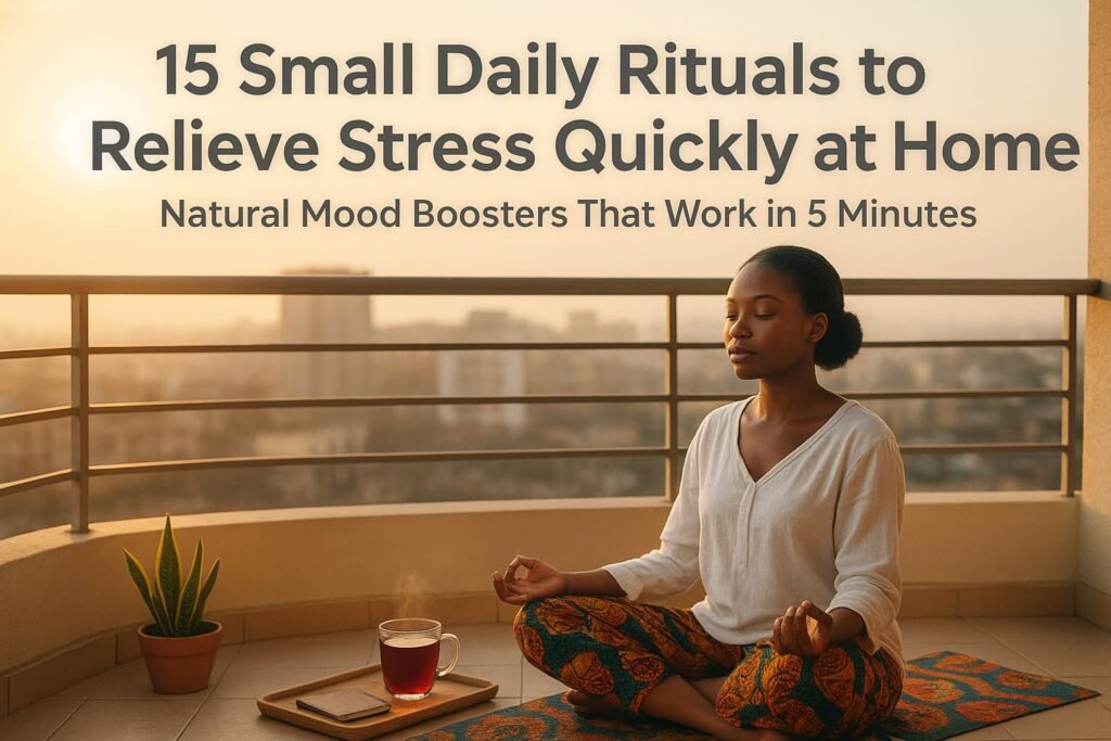 How to Relieve Stress Quickly at Home: 15 Free Rituals