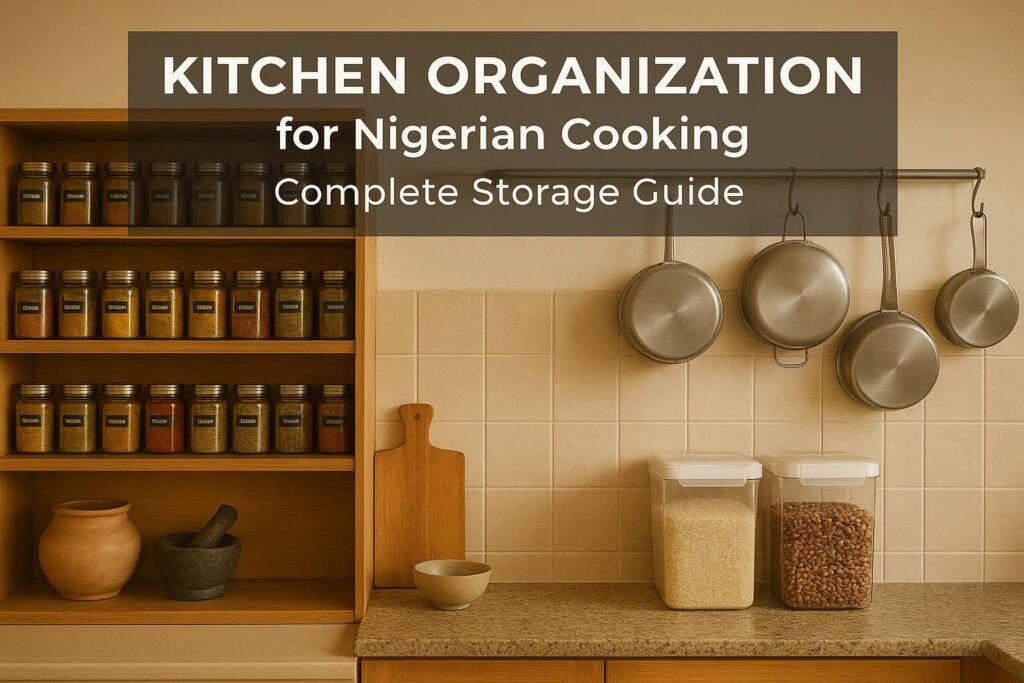 Kitchen Organization for Nigerian Cooking: Storage Solutions