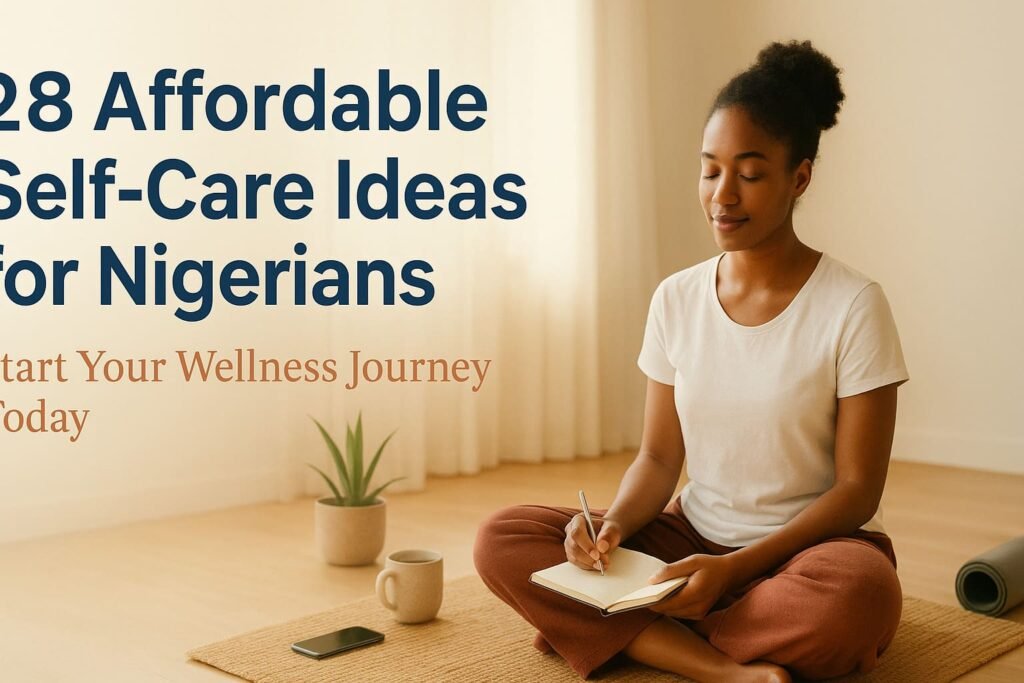 Self-Care Ideas - 28 Affordable Ways for Nigerians at Home