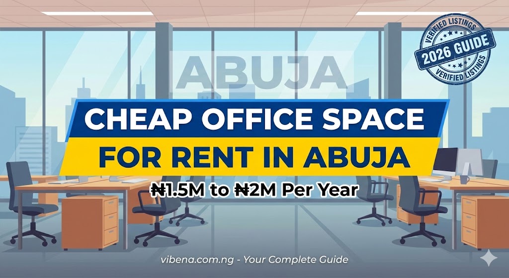 Cheap Office Space for Rent in Abuja (₦1.5M to ₦2M Per Year): Complete 2026 Guide with Verified Listings
